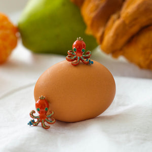 Betsey Johnson Octopus Earrings