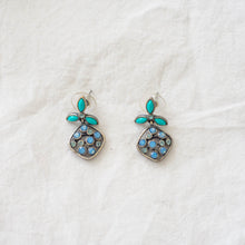 Eclectically Teal Dangle Earrings