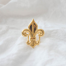 Fleur de lis Scarf  ring