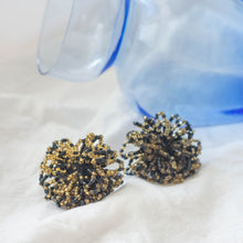Spangled Beaded Earrings Made in Japan