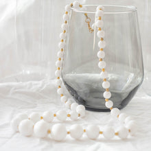 White Bead Necklace