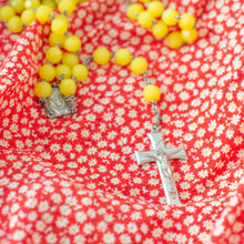 Yellow Rosary Beads