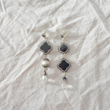 Onyx Assemetrical Earrings