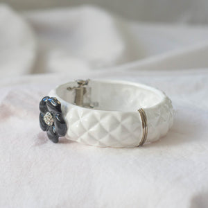 Quilt and Flower Bangle Set