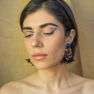 Colorful Chip Earrings