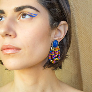 Colorful Chip Earrings