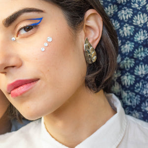 Triffari Leaf Clip On Earrings