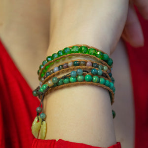 Green Goddesses (Set of 2) Bracelets
