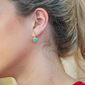Emerald Envy Drops with Diamonds