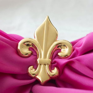 Fleur de lis Scarf  ring